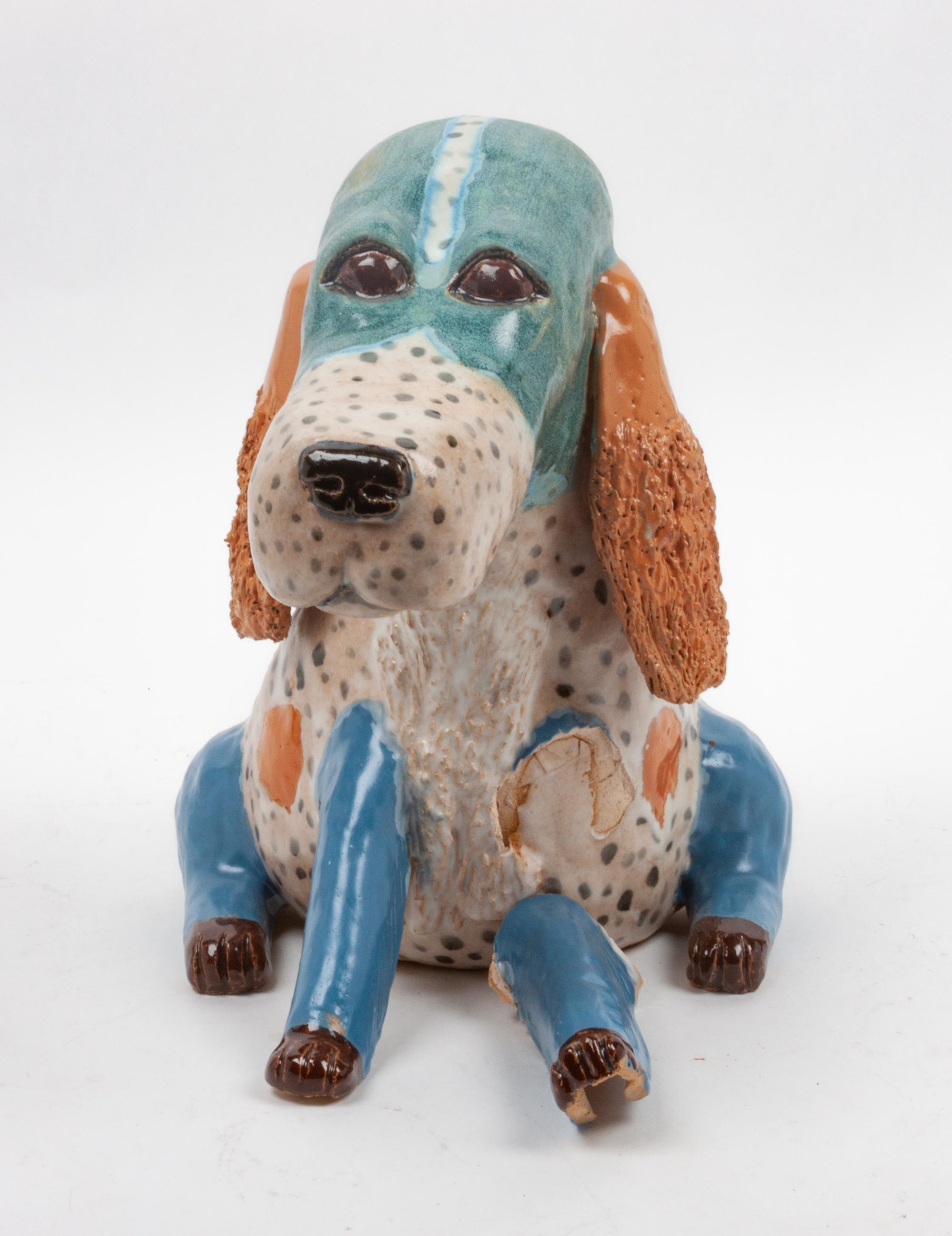 A Ceramic English Cocker Spaniel Height 11 1/2 inches. — Delores Burkholder