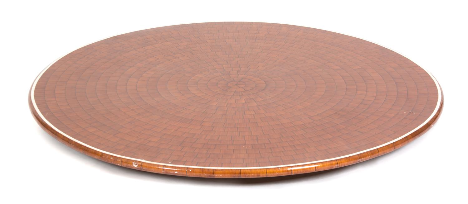 A Lacquered Wood Lazy Susan Diameter 35 1/2 inches. — 20TH CENTURY