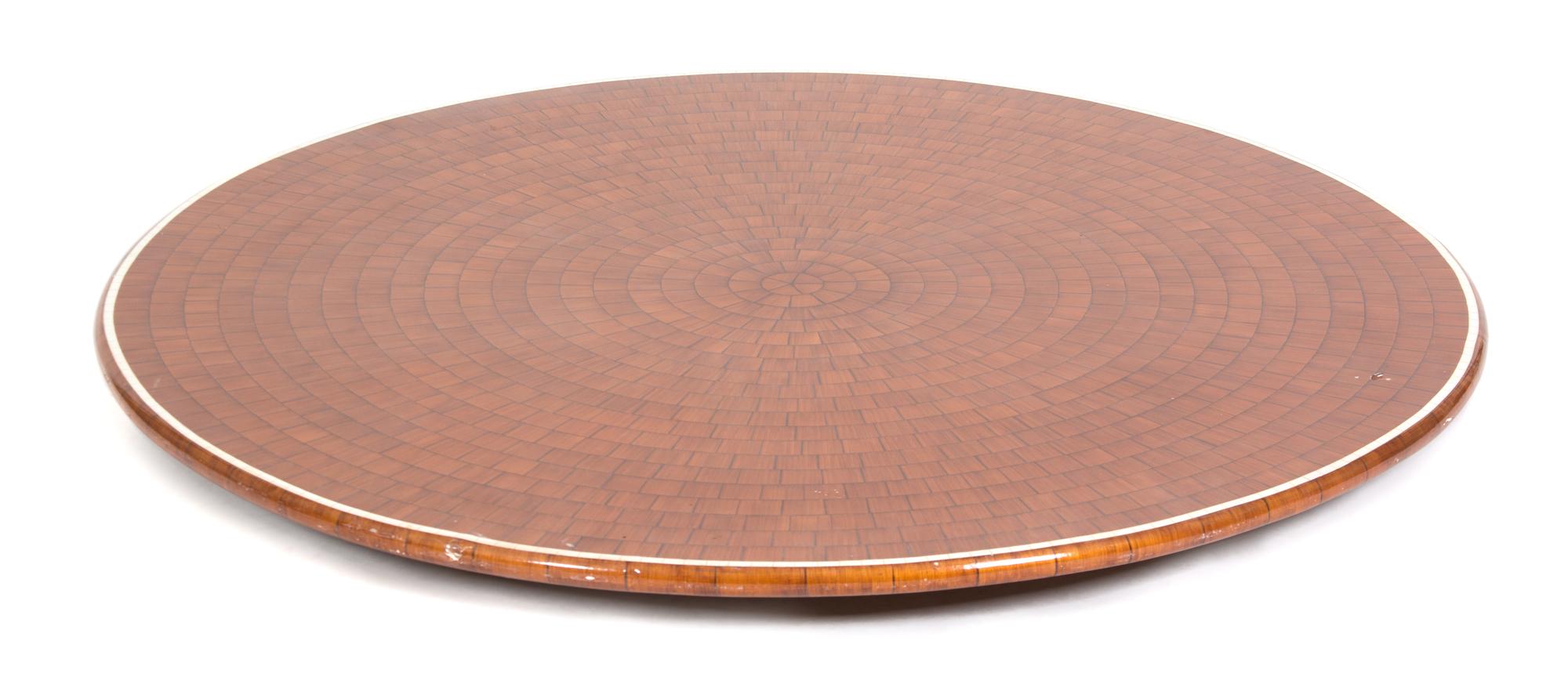 A Lacquered Wood Lazy Susan Diameter 35 1/2 inches. — 20TH CENTURY