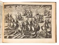 SPILBERGEN, Joris van (1568-1620). Speculum orientalis occidentalisque Indiae navigationum. Leiden, 1619. FIRST EDITION IN LATIN.