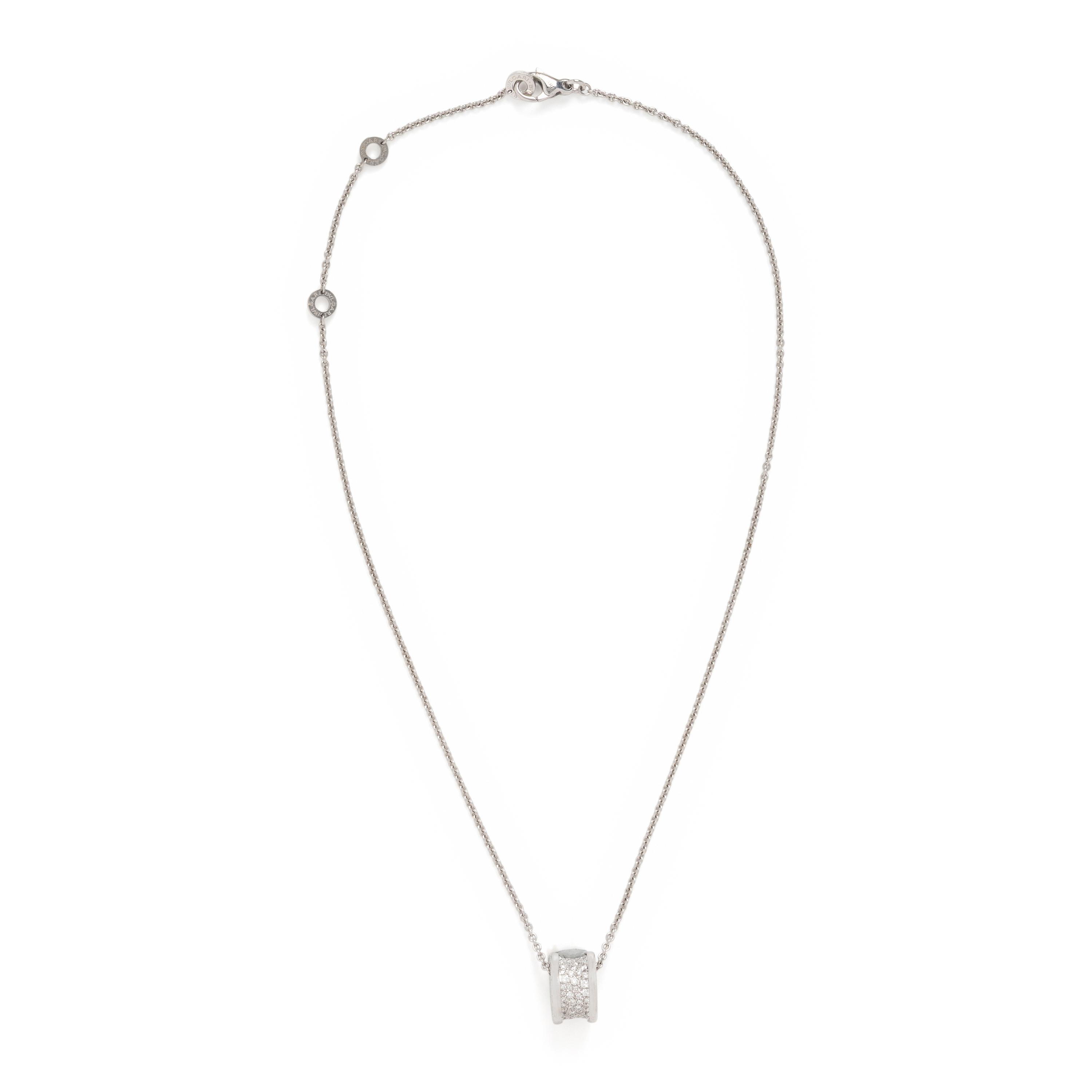 Bulgari, Diamond and White Gold 'B.zero1' Demi-Parure