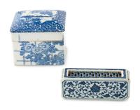 Six Chinese Blue and White Porcelain Wares
