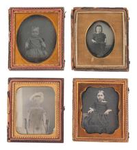 [EARLY PHOTOGRAPHY]. 21 sixth plate daguerreotypes of children.