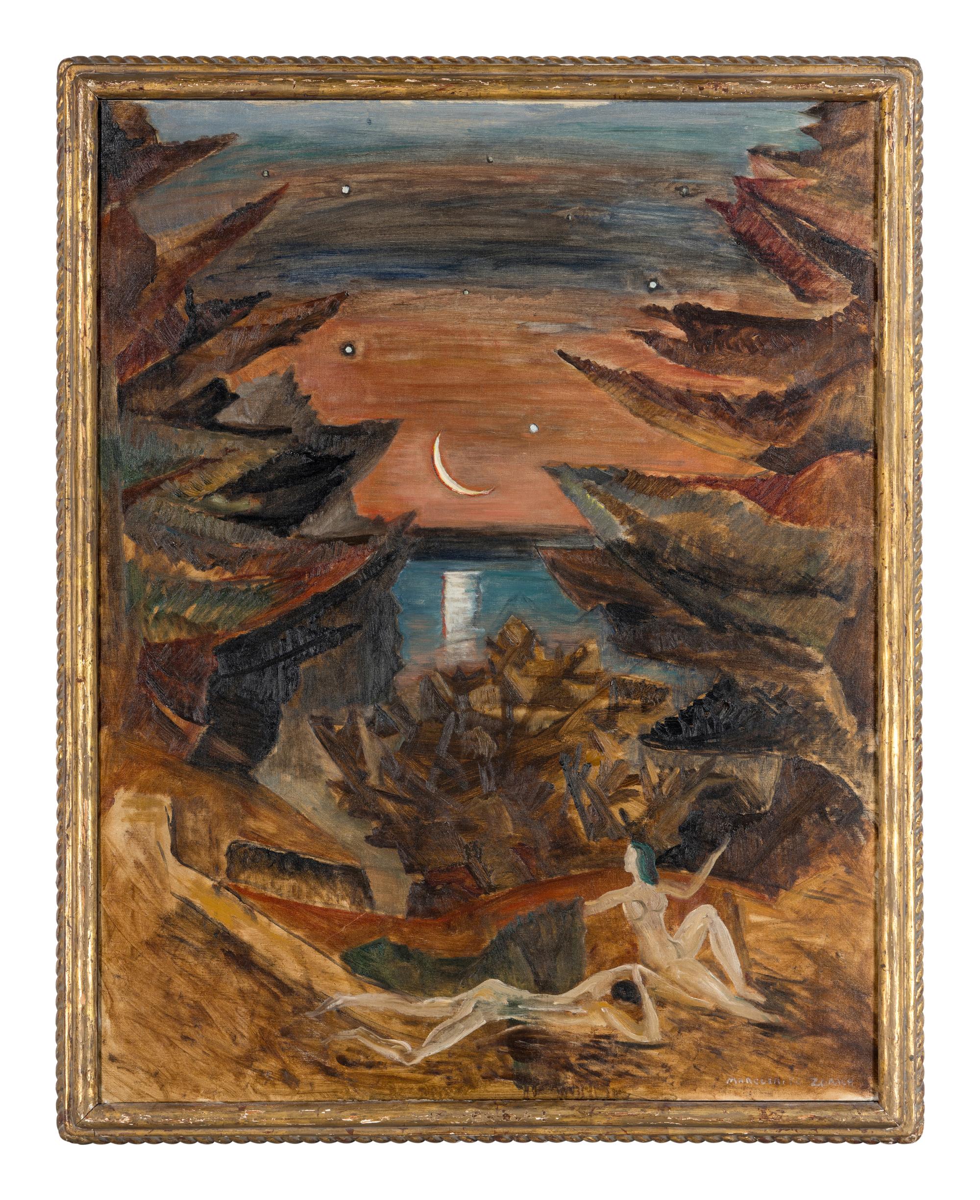 Figures in Moonlight (Brunswick Mills)
