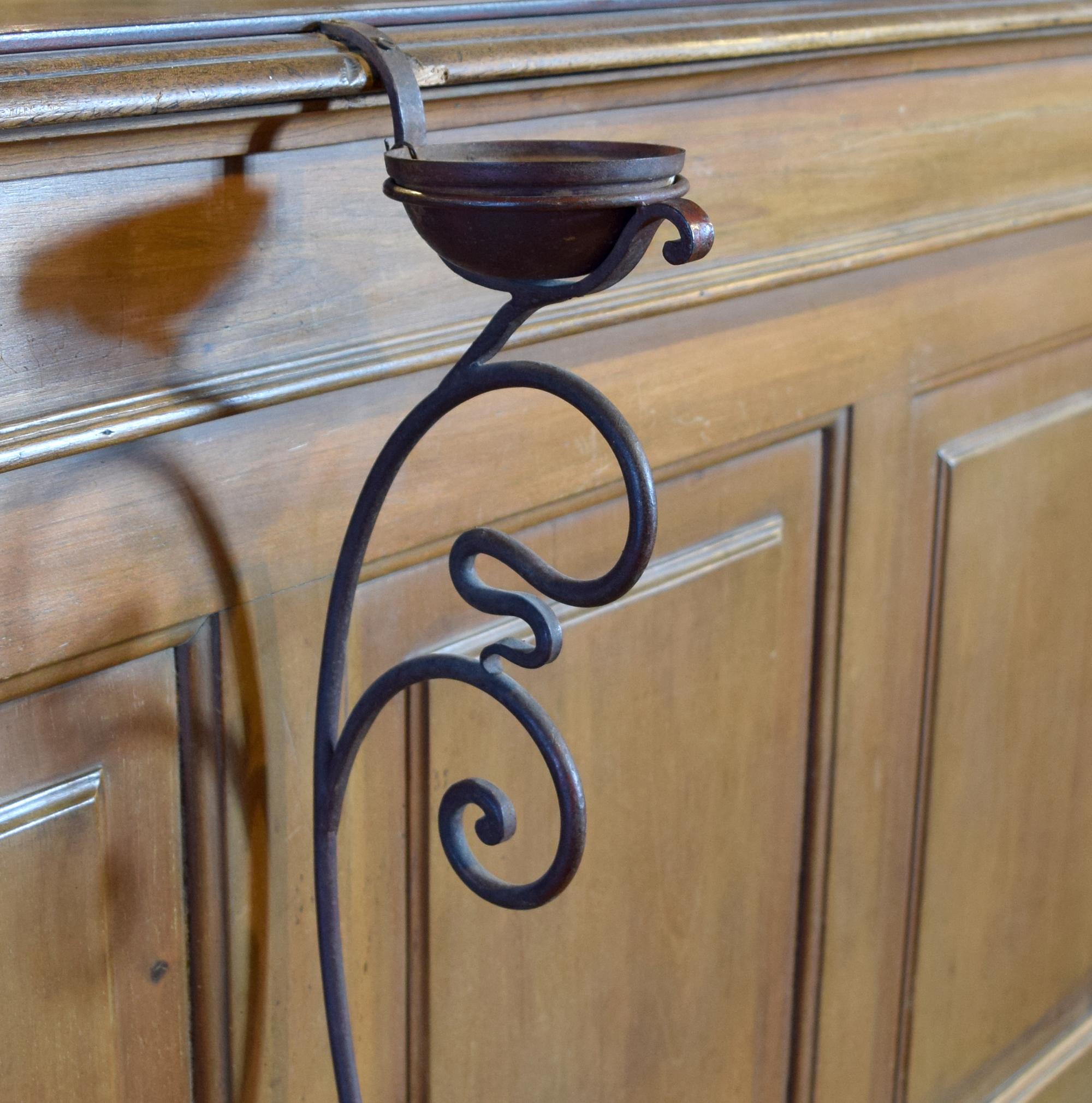 A Wrought Iron and Wood Shop Counter 118" W x 29" D x 52" H — Argentina, Circa 1920
