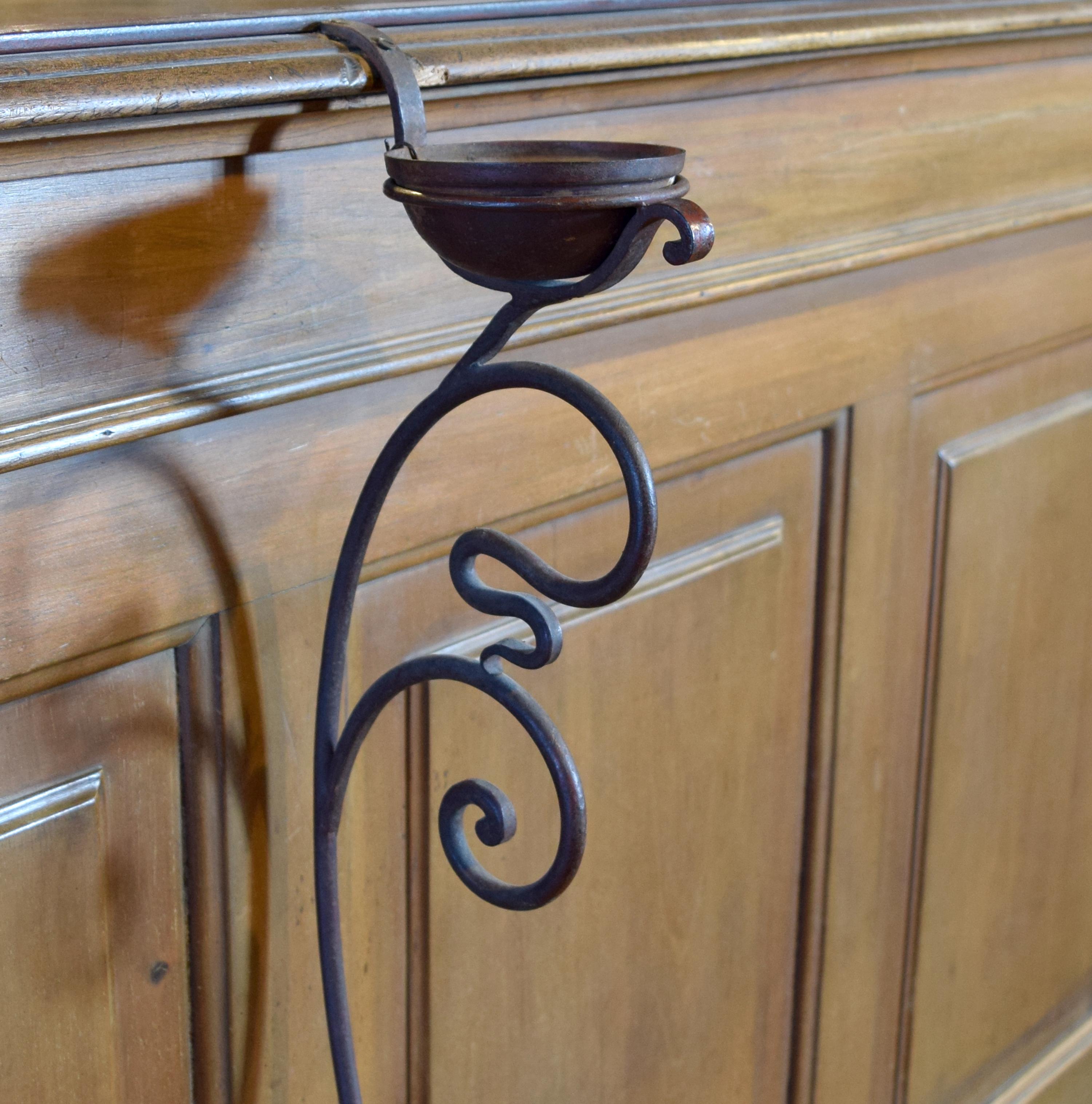 A Wrought Iron and Wood Shop Counter 118" W x 29" D x 52" H — Argentina, Circa 1920