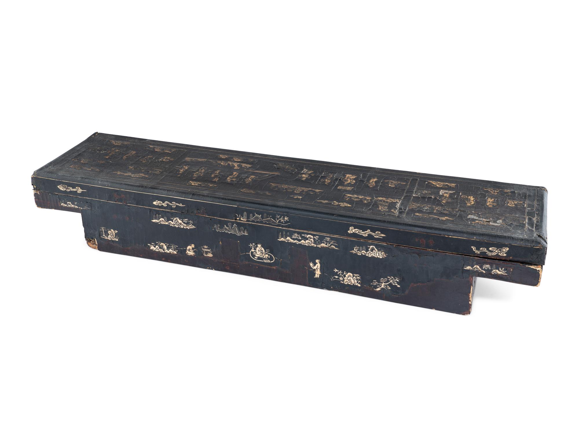 Two Chinese Lacquered Boxes