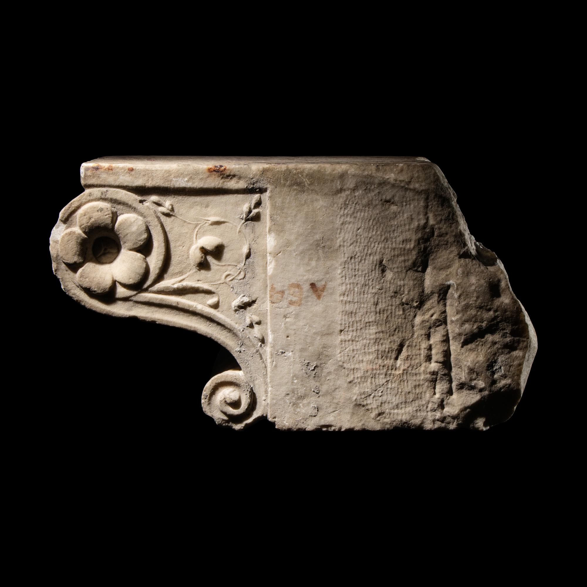 A Roman Marble Modillion