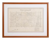 A group of 5 maps of Chicago streets, comprising:
