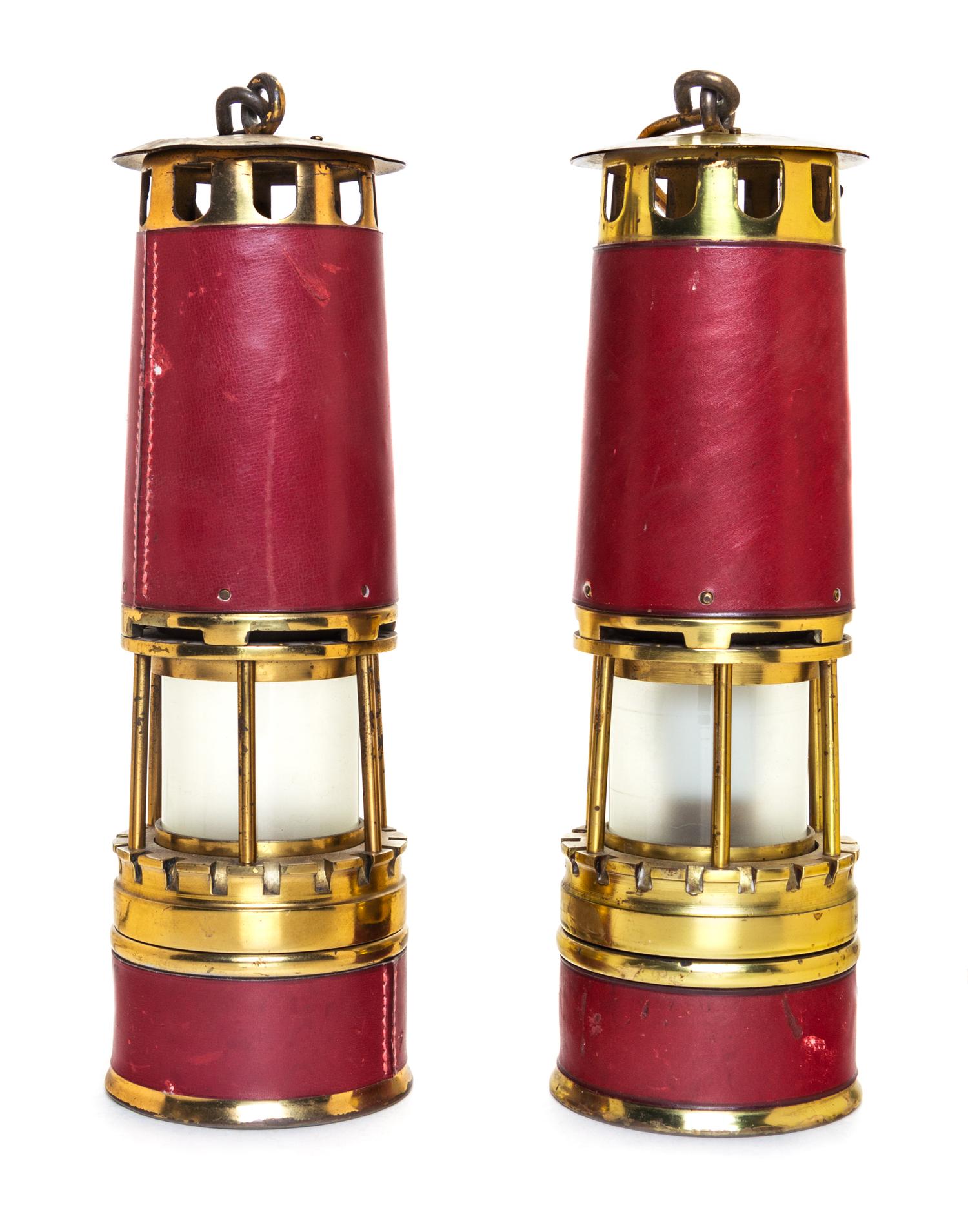 A Pair of Hermes Nautical Table Lamps Height 11 1/2 inches. — DESIGNED BY PAUL DUPRE-LAFON, CIRCA 1940s