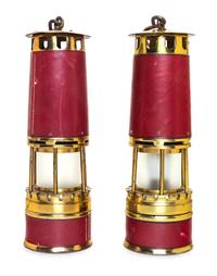 A Pair of Hermes Nautical Table Lamps Height 11 1/2 inches. — DESIGNED BY PAUL DUPRE-LAFON, CIRCA 1940s