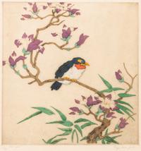 Elyse Ashe Lord, (British, 1900-1971), Two works: Chinese K'o ssu