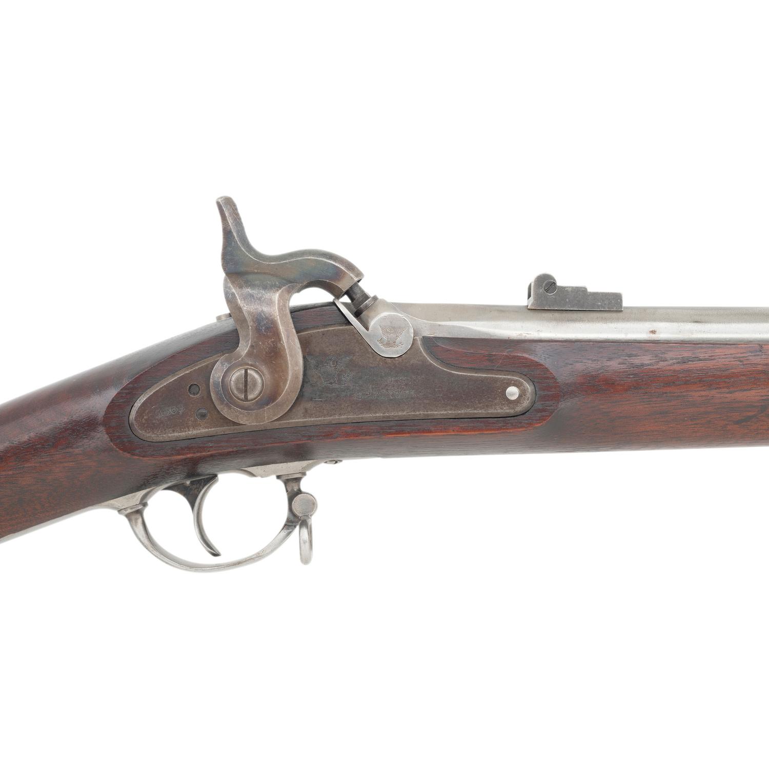Fine US Springfield Model 1863 Rifle Musket With Post Civil War Whitney Retailer Mark