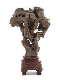 A Scholar's Rock Height 10 1/2 inches.
