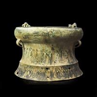 A Vietnamese Bronze Drum 越南青銅鼓 Late Dong Son Culture, circa 100 BC - 100 AD ????,???100?-??100?