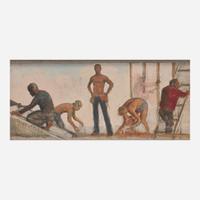 Bo Bartlett (American, b. 1955) Study for Phoenix House Board Room Mural, New York