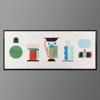 Untitled (vases) lithograph