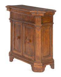 An Italian Baroque Walnut Cabinet