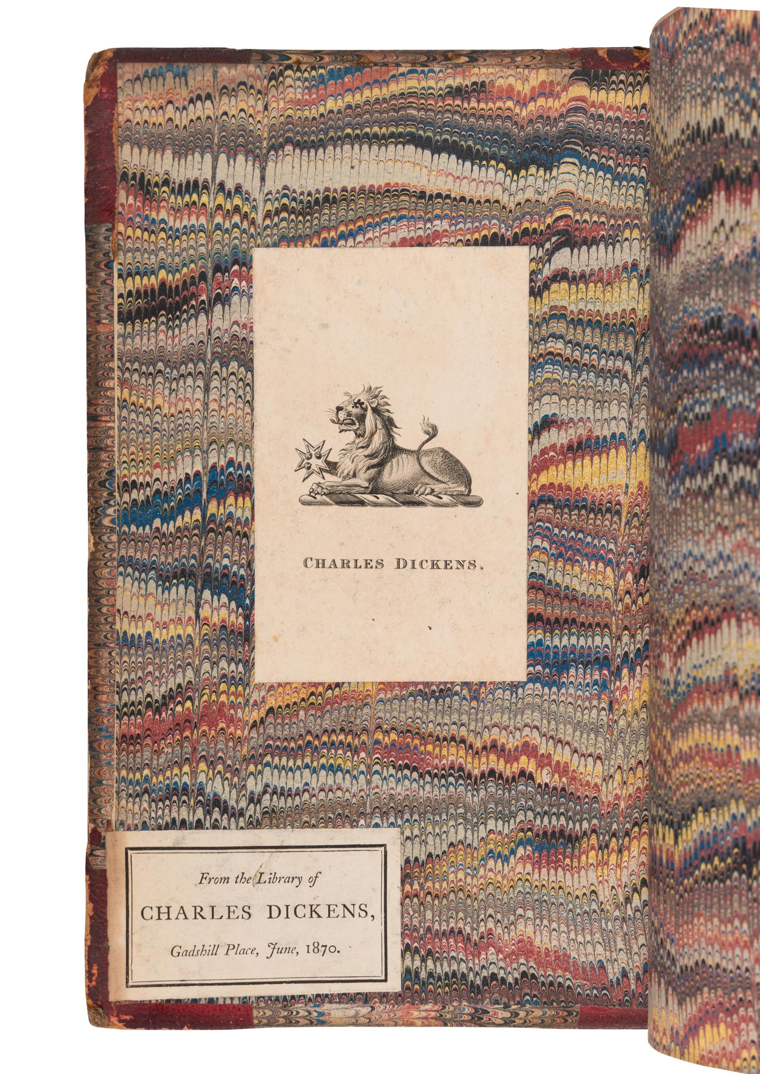 [DICKENS, Charles, his copies]. SHAKESPEARE, William (1564-1616). The Plays and Poems of William Shakspeare . London: for F. C. and J. Rivington and others, 1821.