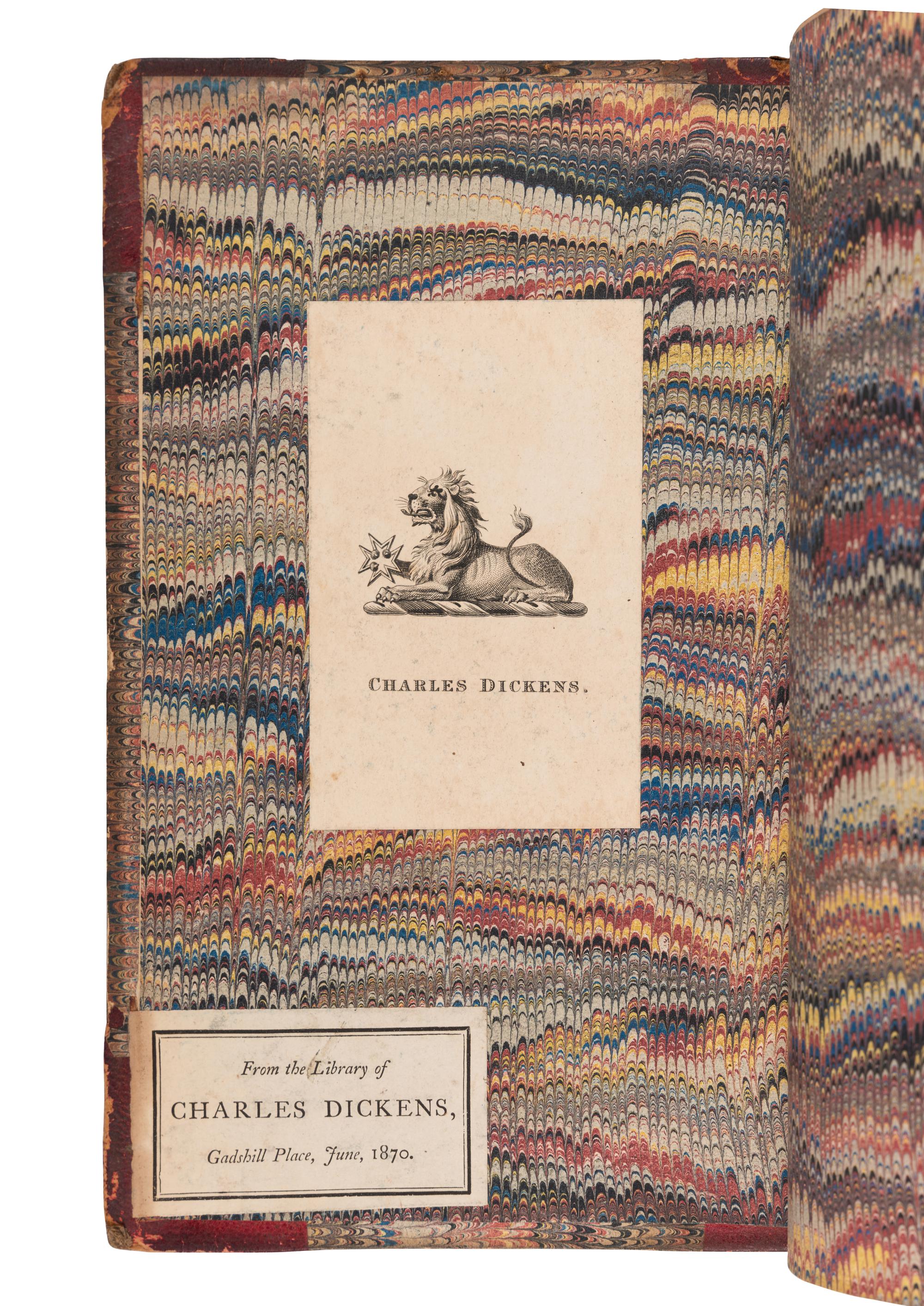 [DICKENS, Charles, his copies]. SHAKESPEARE, William (1564-1616). The Plays and Poems of William Shakspeare . London: for F. C. and J. Rivington and others, 1821.