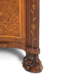 A Dutch Marquetry Corner Cabinet