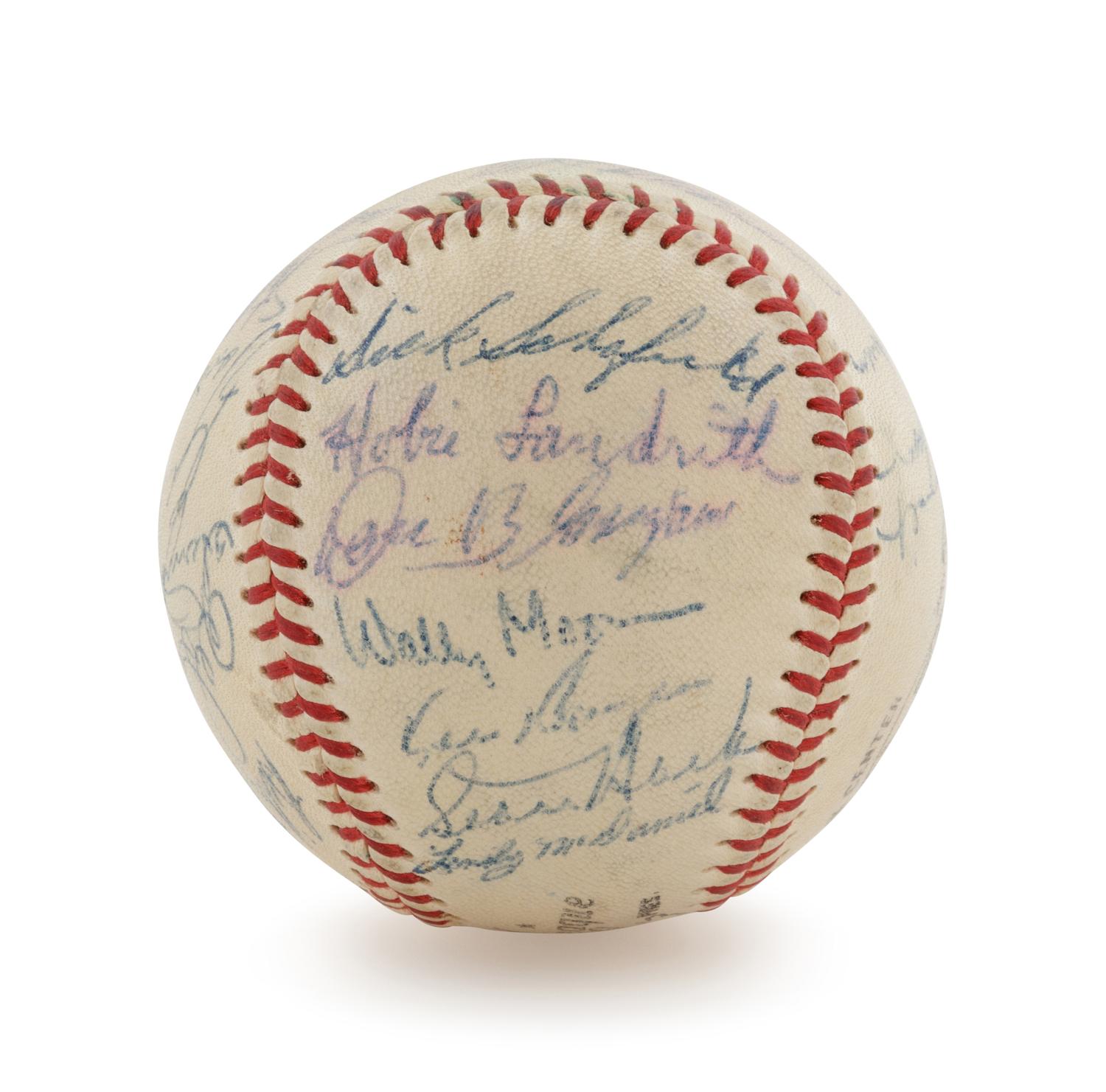 A 1957 St. Louis Cardinals Team Signed Baseball