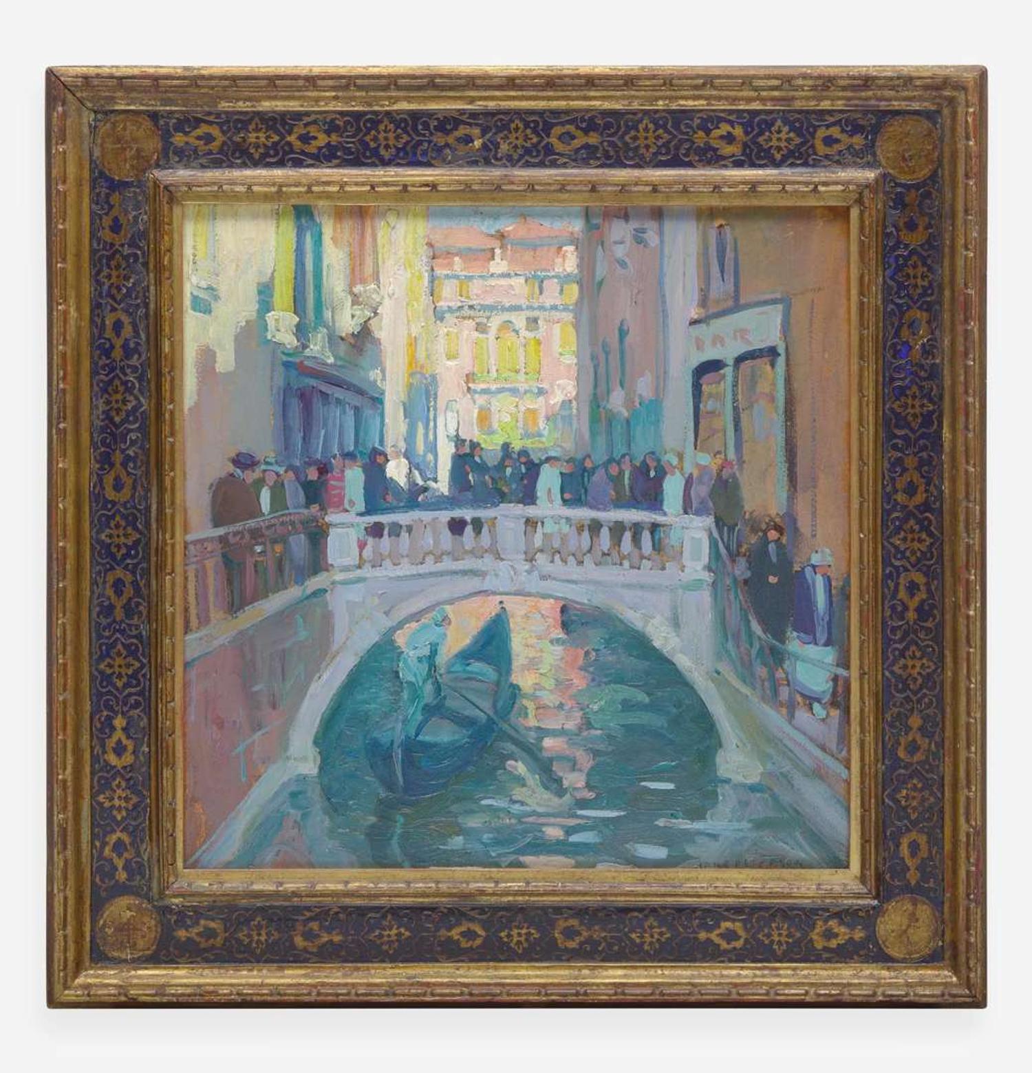 Jane Peterson (American, 1876–1965) Venetian Canal (Ponte dei Bareteri)