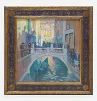 Jane Peterson (American, 1876–1965) Venetian Canal (Ponte dei Bareteri)