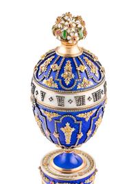 A Gold, Enamel and Gemstone-Mounted Annular Clock