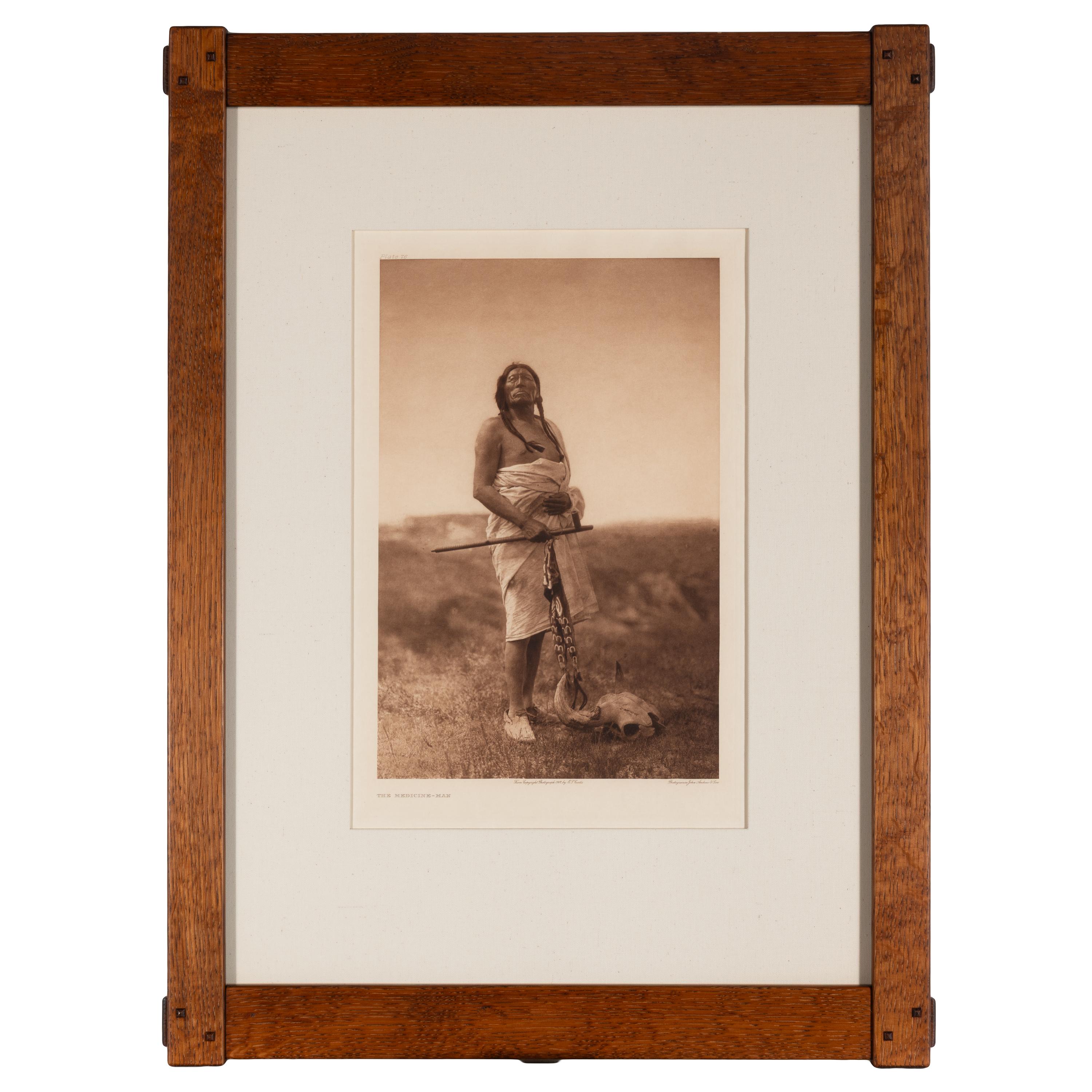 [Native American]. Curtis, Edward S. (1868-1952). A group of 9 large photogravures, comprising: