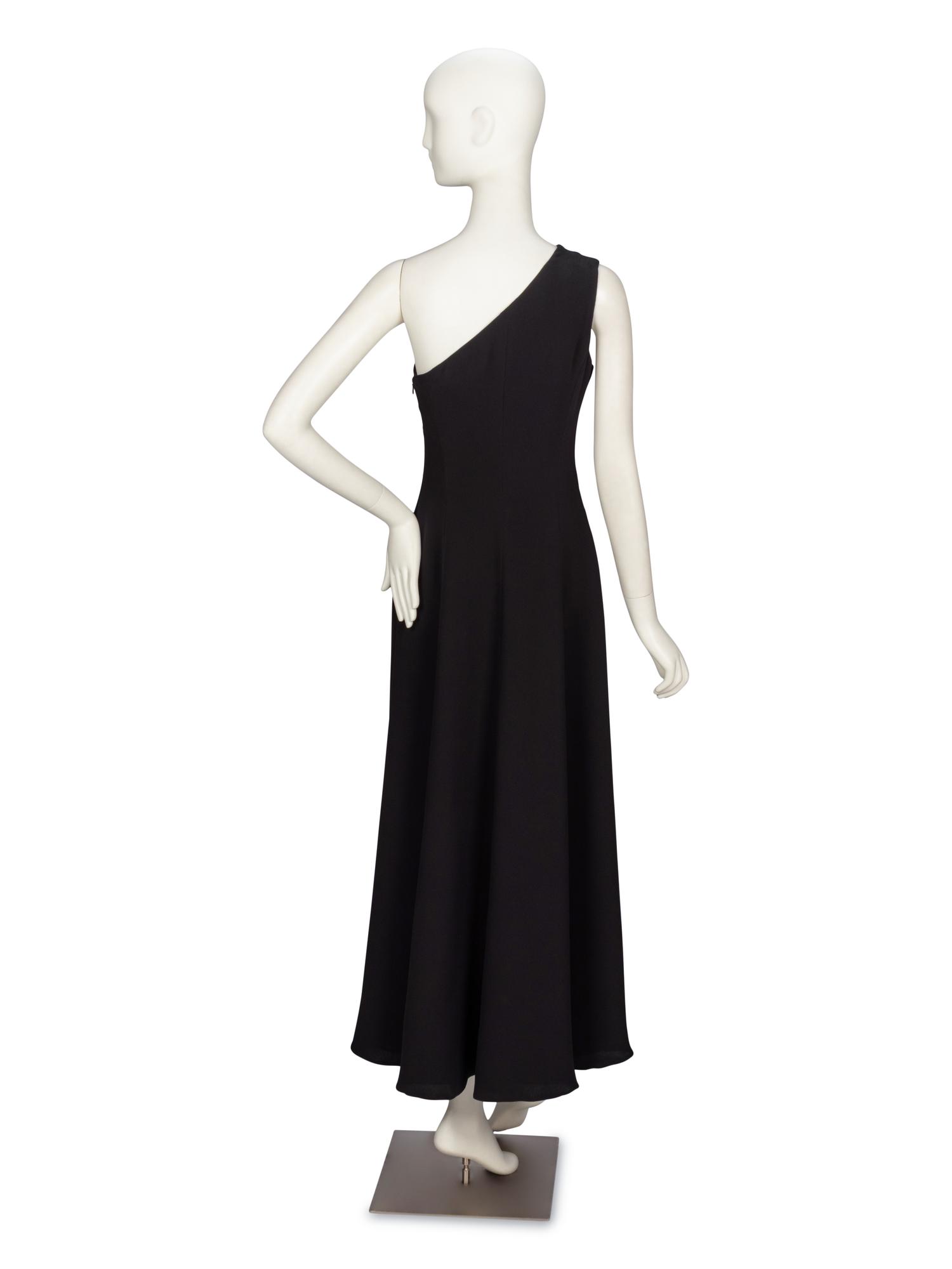 GIORGIO ARMANI, ONE-SHOULDER EVENING GOWN