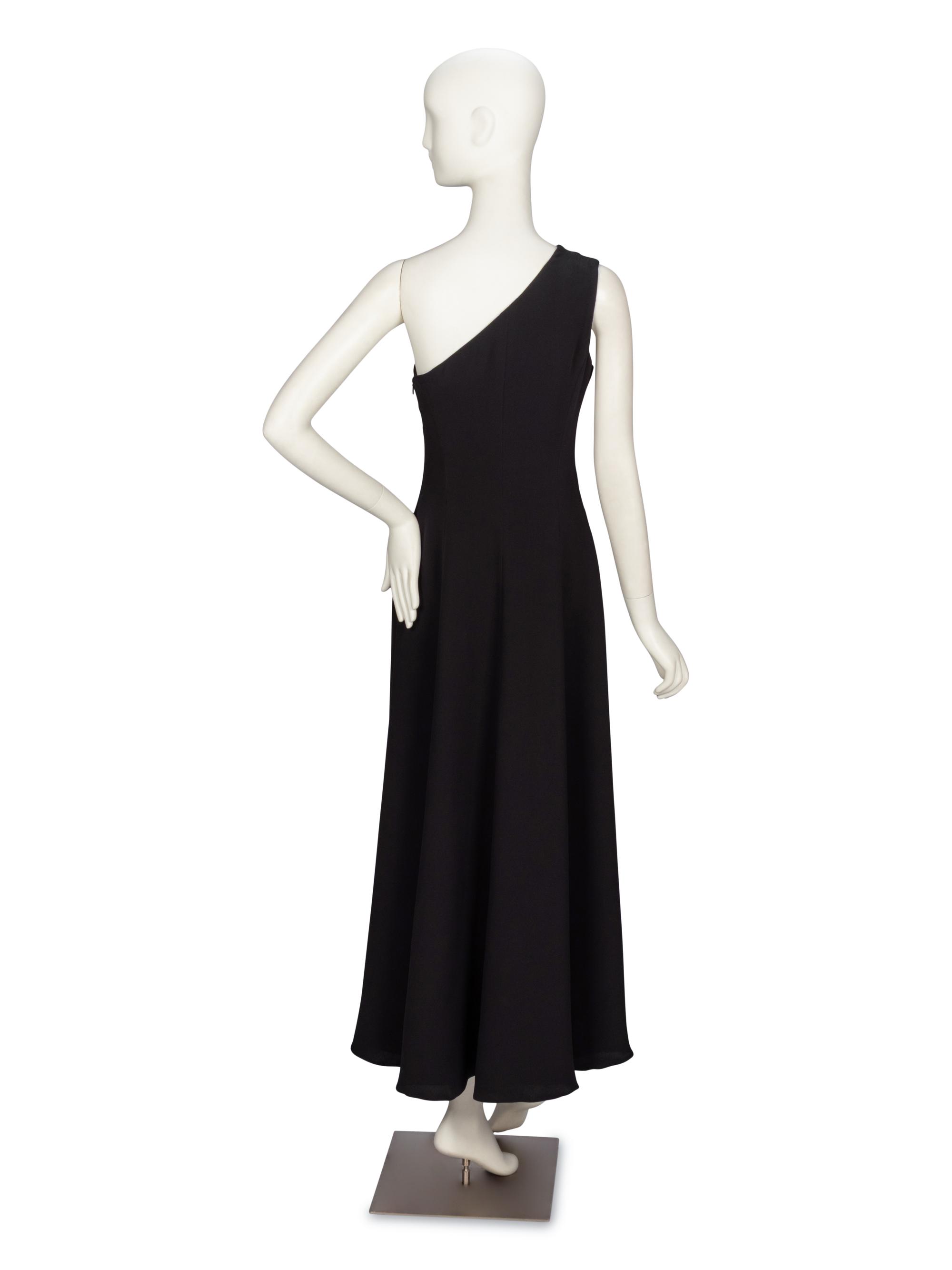 GIORGIO ARMANI, ONE-SHOULDER EVENING GOWN