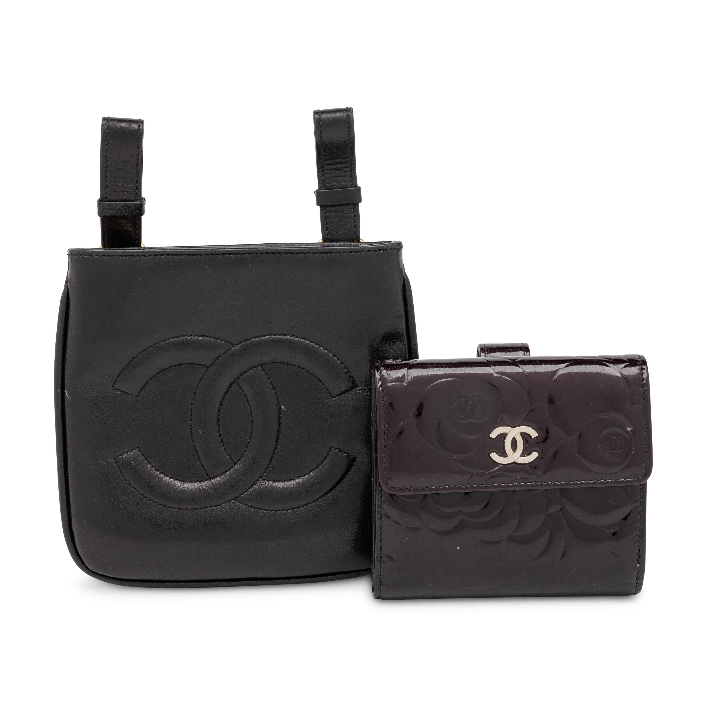 Chanel, Leather Wallet & Mini Belt Bag