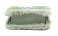 Valentino Handbag in Green Fur and Leather, 1990-2000s