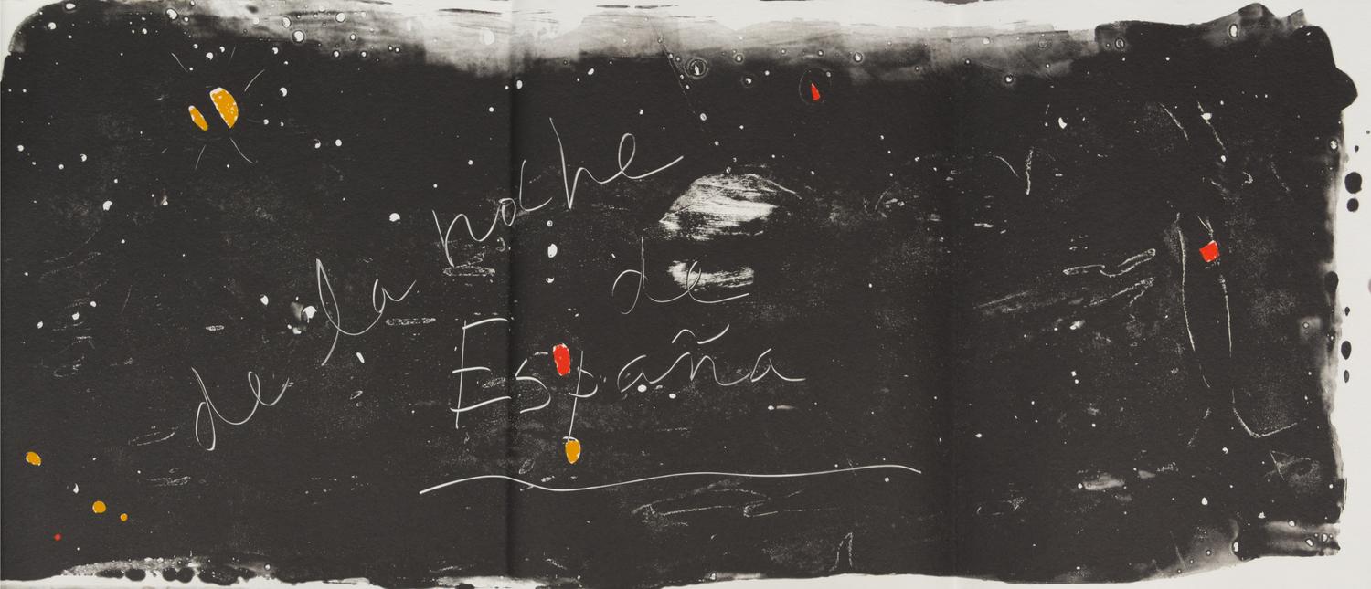 Robert Mortherwell, (American, 1915-1991), El Negro, 1983 (Book comprising 19 lithographs illuminating the poem El Negro Motherwell by