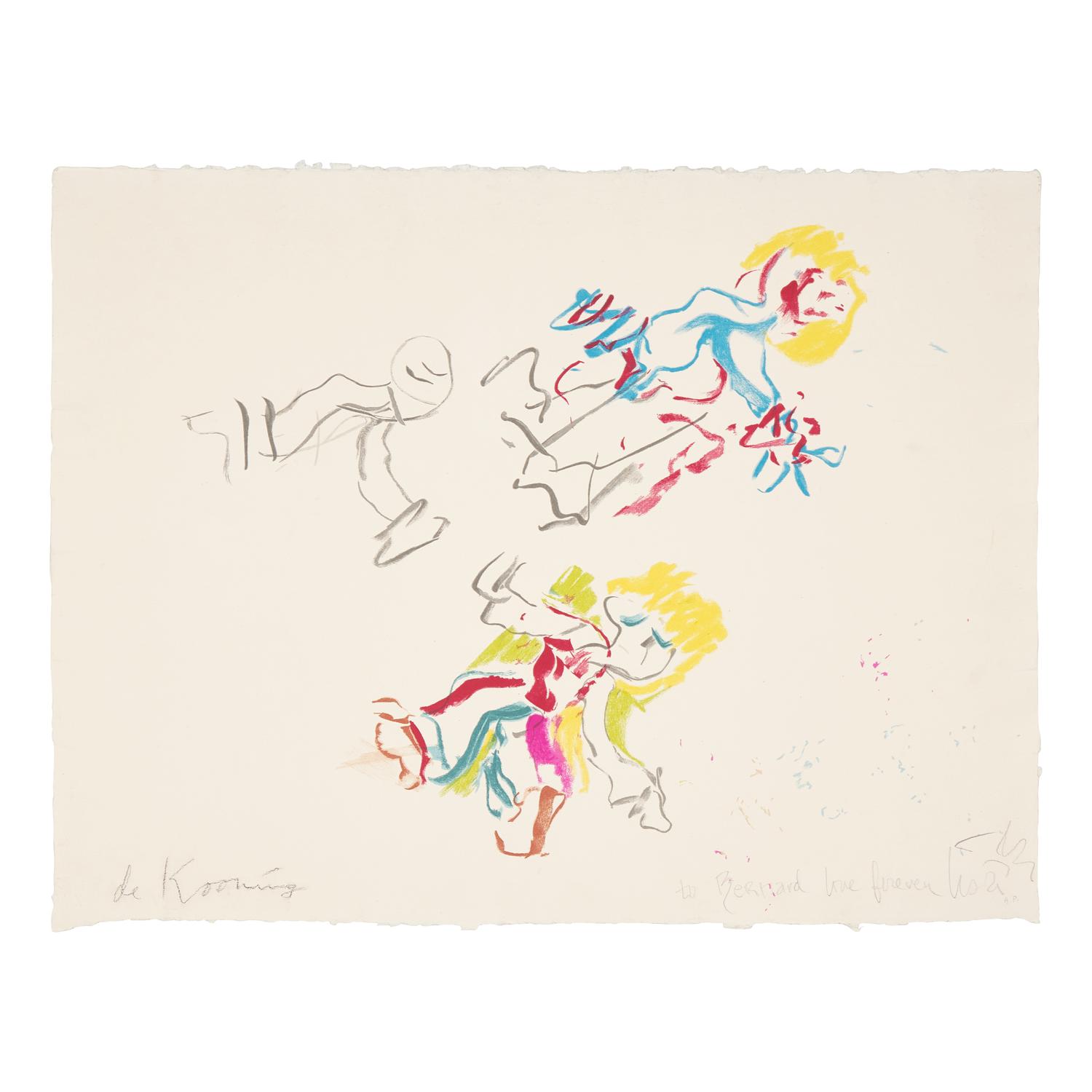 Willem de Kooning (American/Dutch, 1904-1997) — Composition for Lisa, 1984