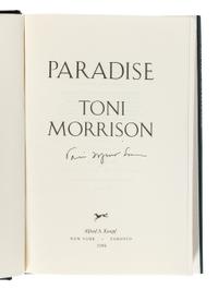 MORRISON, Toni (1931-2019). A group of three FIRST EDITIONS, one SIGNED, comprising: