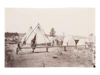 [CIVIL WAR]. Three albumen prints by an unknown photographer.
