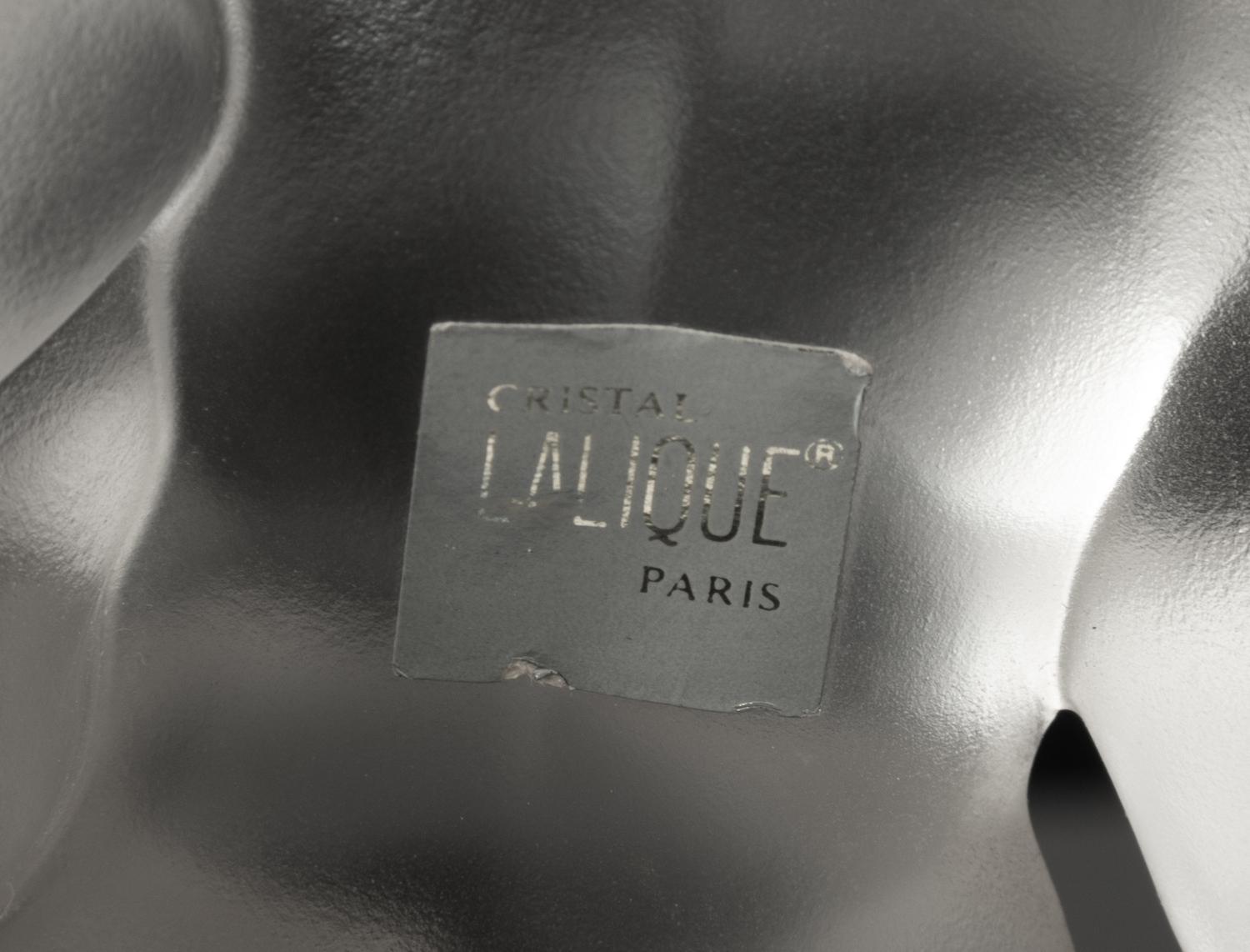 A Pair of Lalique Luxembourg Bookends
