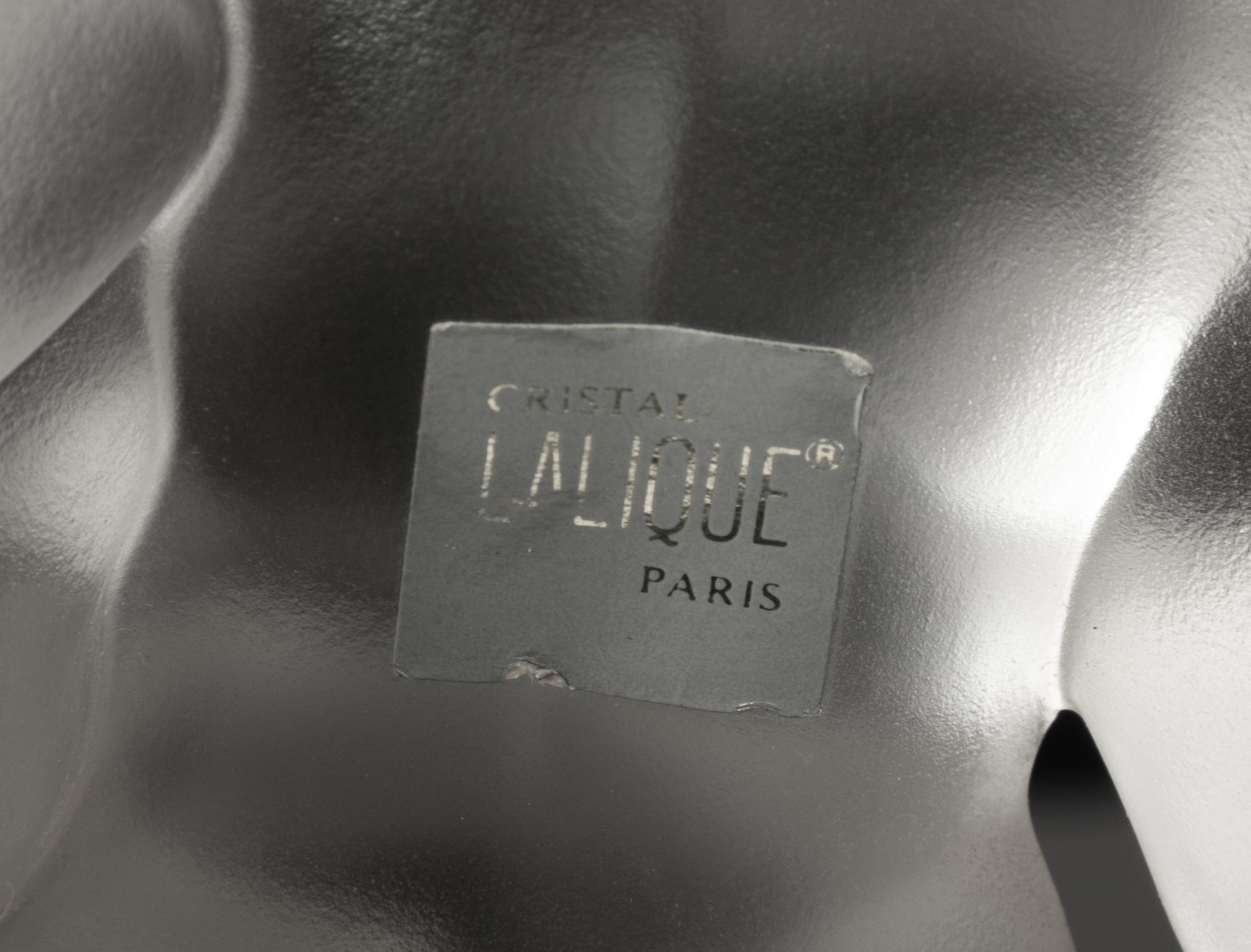 A Pair of Lalique Luxembourg Bookends