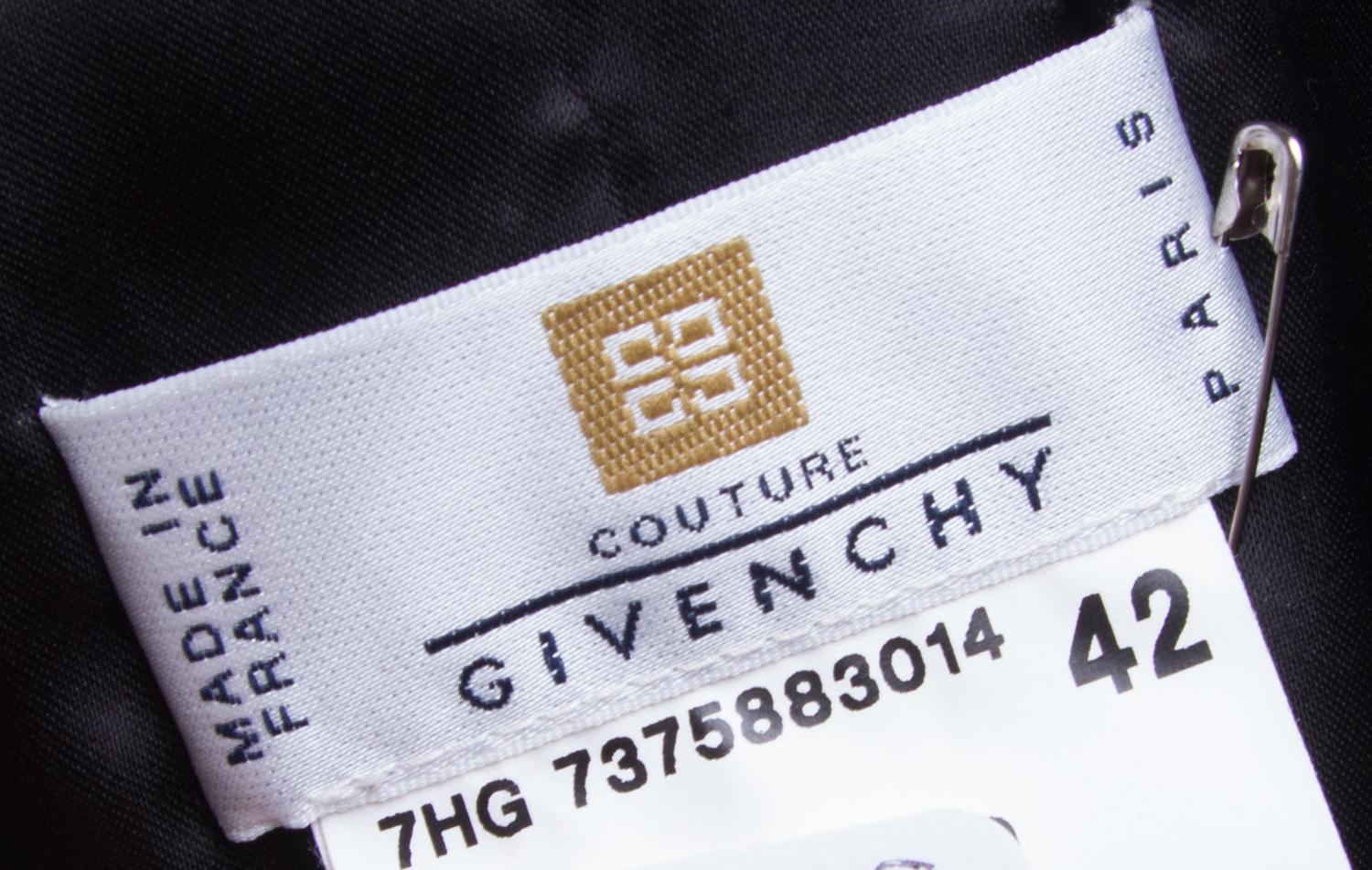A Givenchy Butter Yellow Leather Coat Ensemble, Size 42.