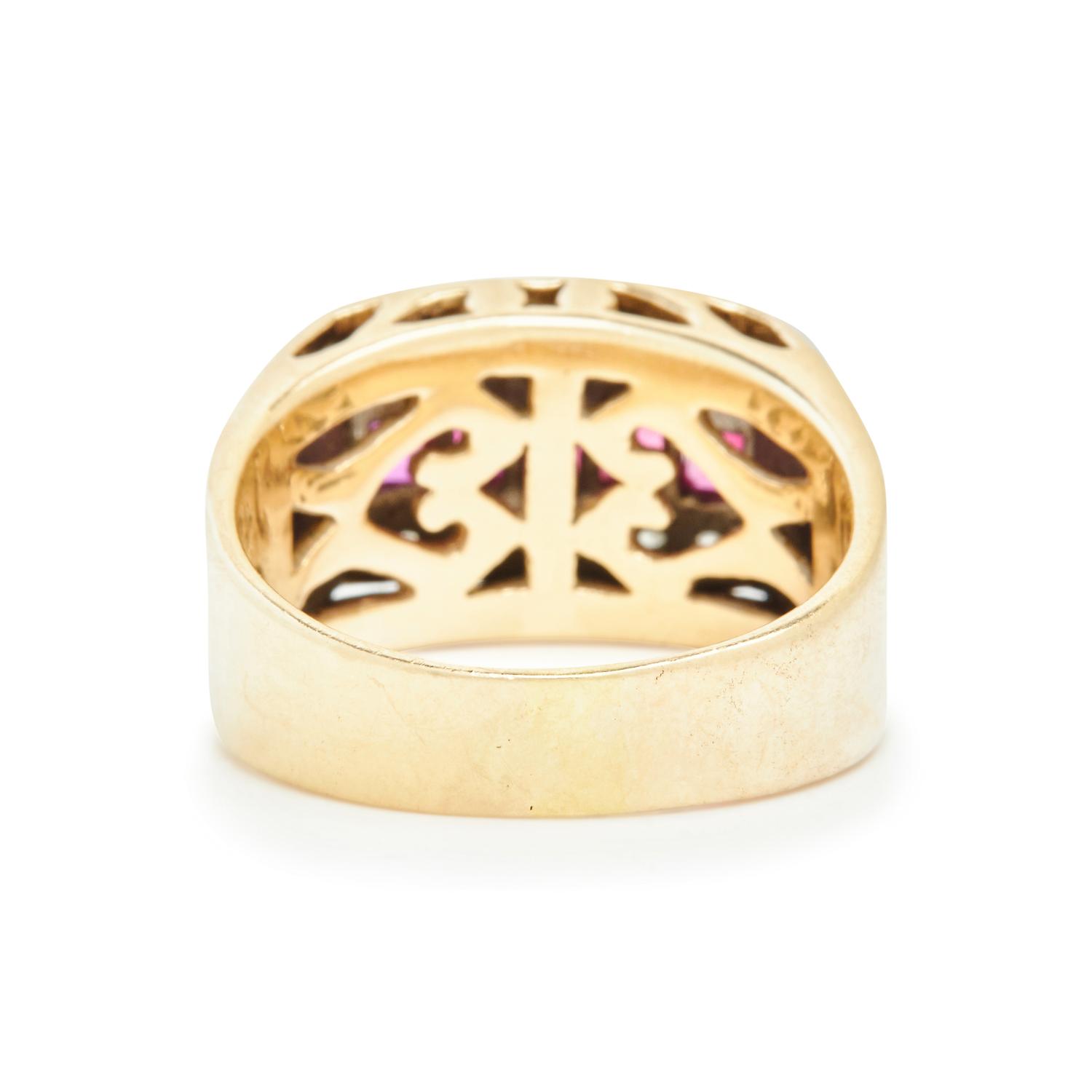 RUBY AND DIAMOND RING
