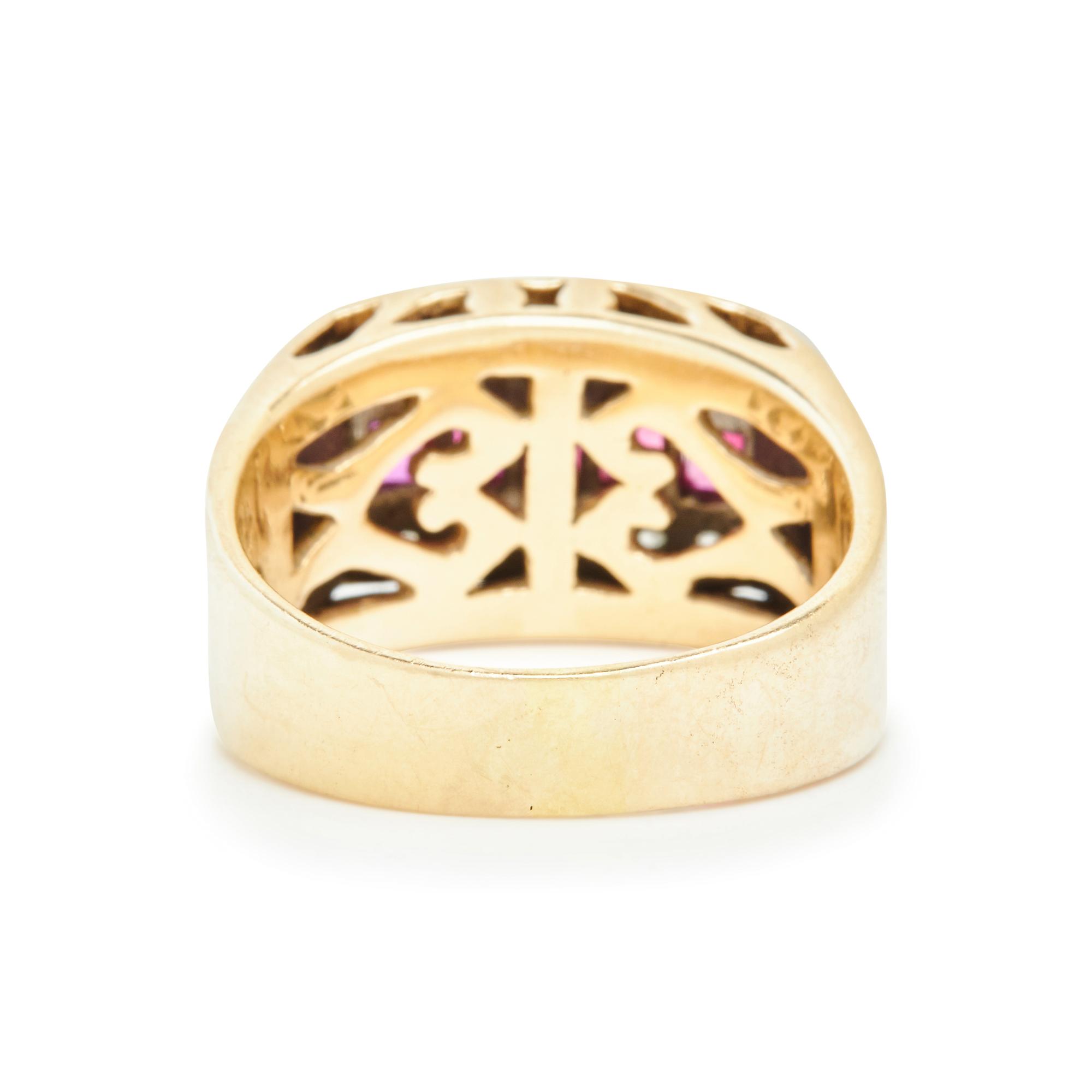 RUBY AND DIAMOND RING