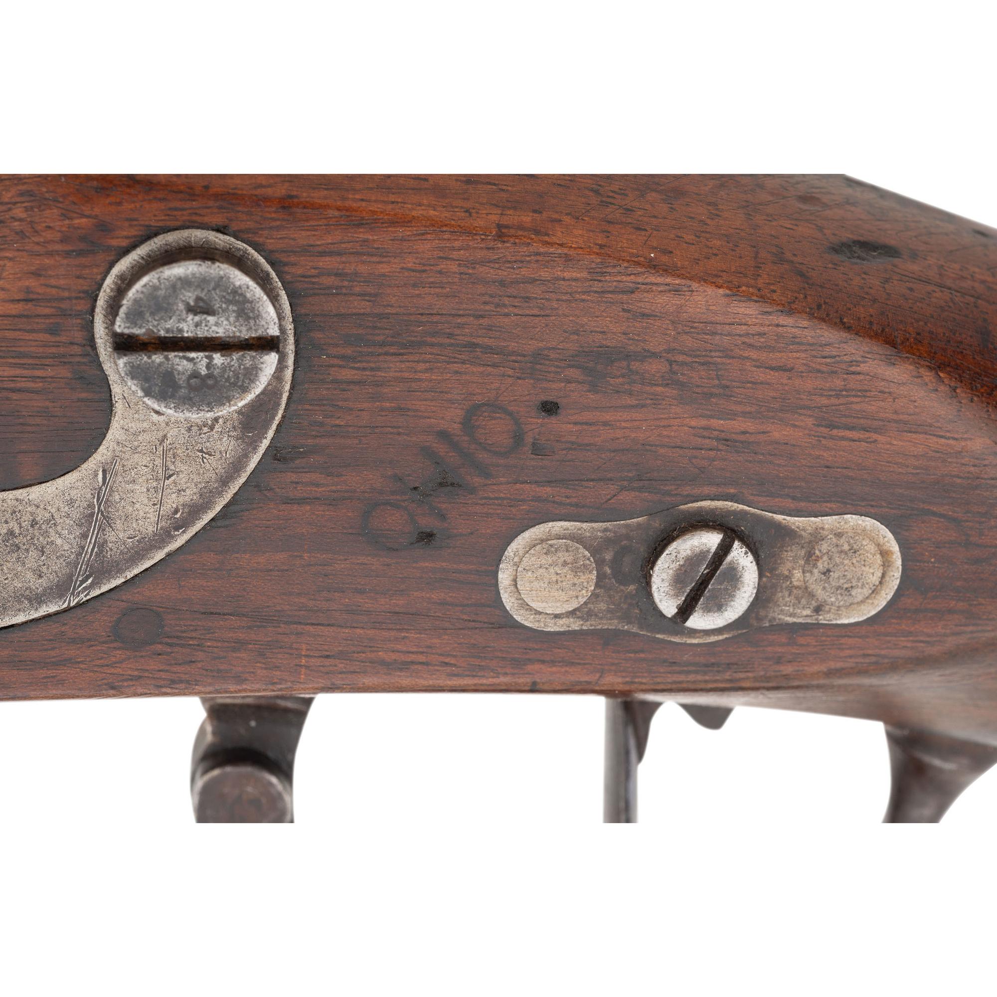 Composite Baden Flintlock Musket with an 1827 Dated US Model 1822 (1816 Type II) Lock