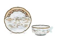 A Porcelain Cup and Saucer