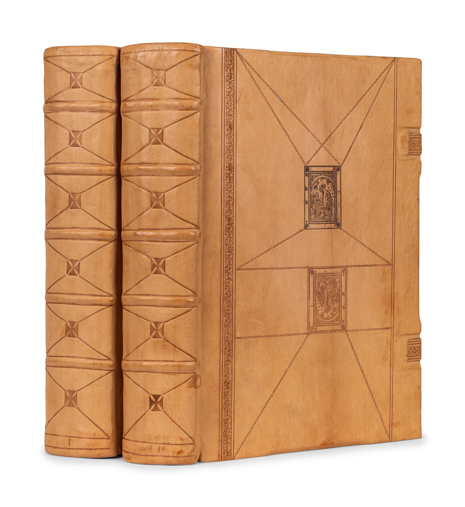 [BIBLE -- FACSIMILE] -- [GUTENBERG BIBLE]. Biblia Sacra. Paterson, NJ: Pageant Books, 1961.