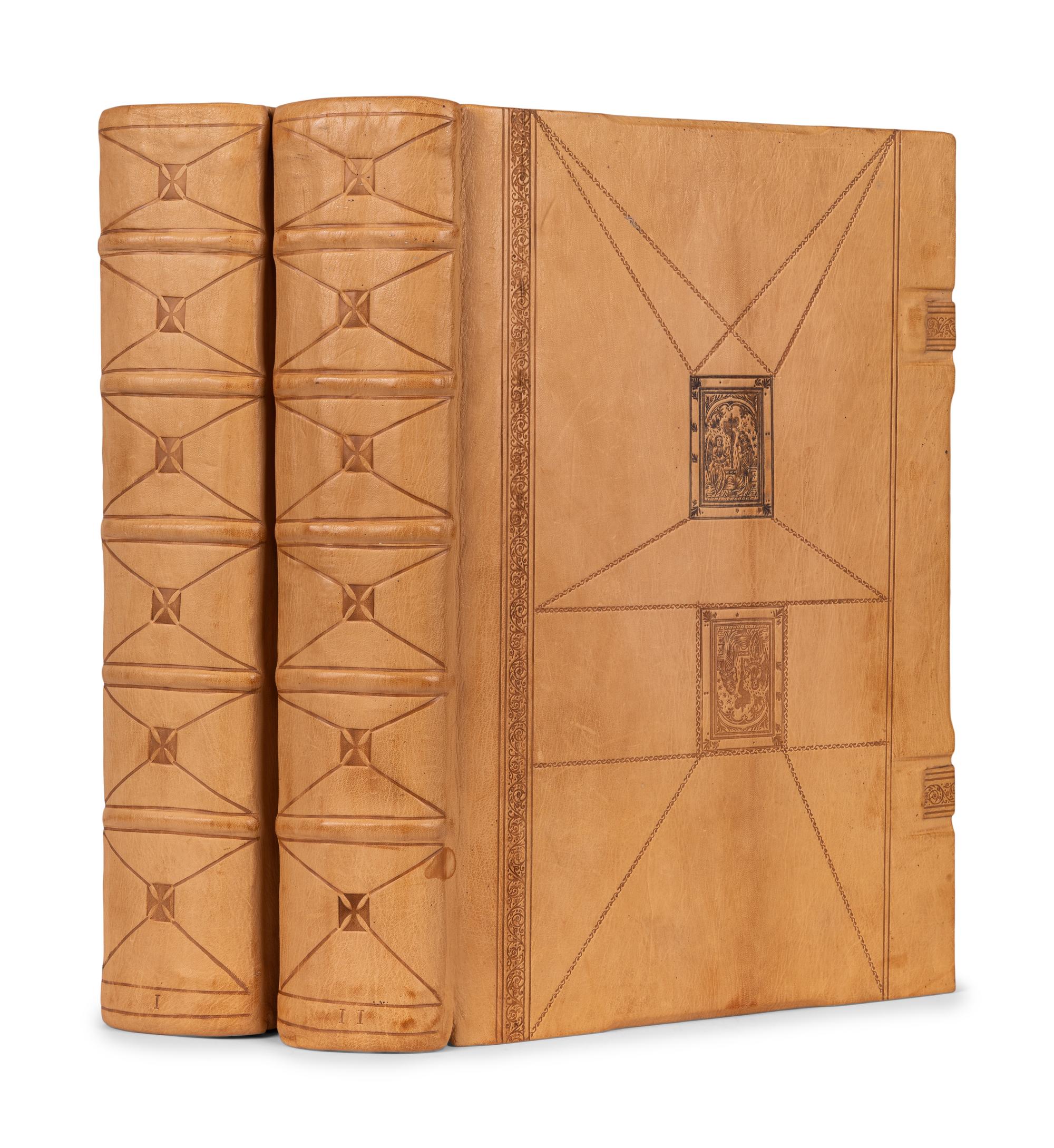 [BIBLE -- FACSIMILE] -- [GUTENBERG BIBLE]. Biblia Sacra. Paterson, NJ: Pageant Books, 1961.