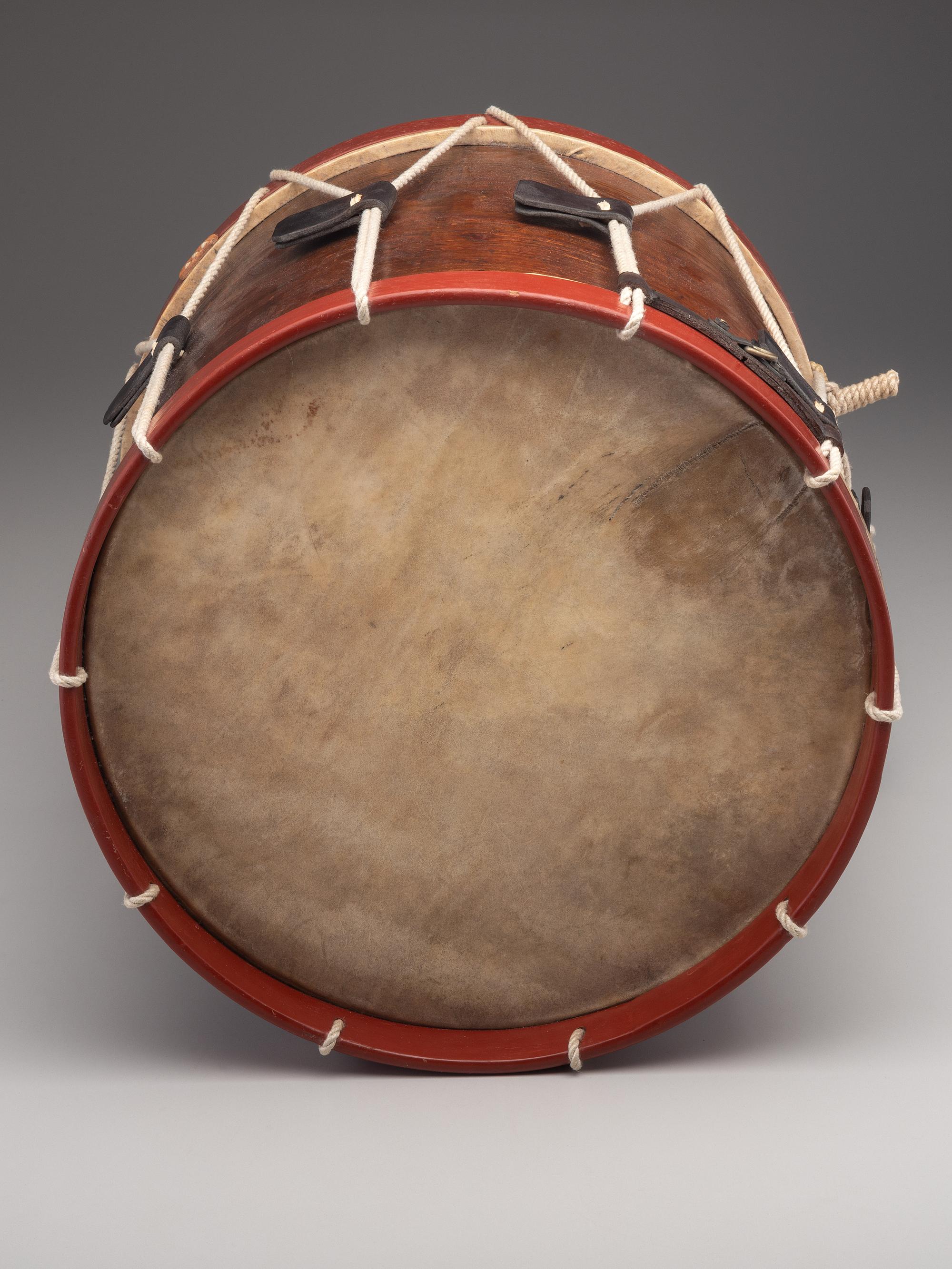 [CIVIL WAR]. Regulation US Infantry snare drum. Manufactured by C. & F. Soistmann, Philadelphia, PA.