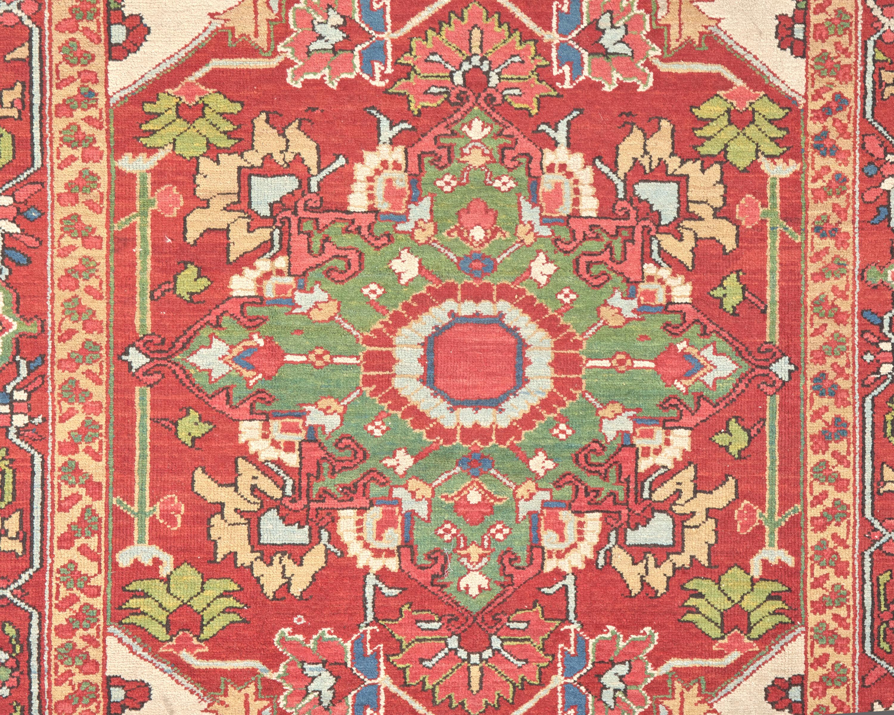 A Heriz Rug