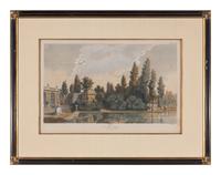 A Set of Six French Hand-Colored Engravings